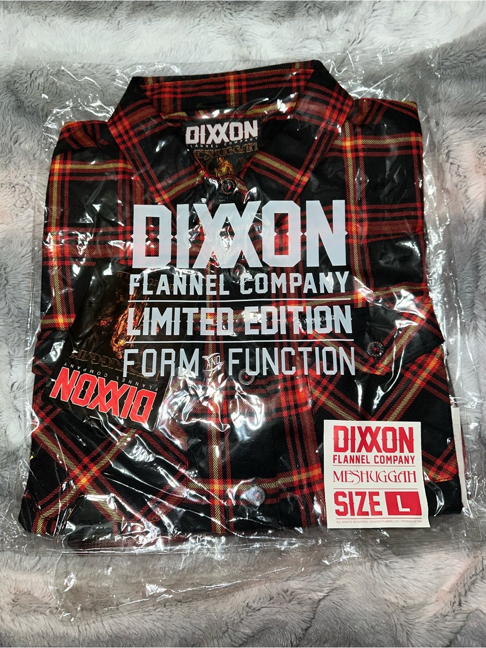 NWT DIXXON Meshuggah Flannel